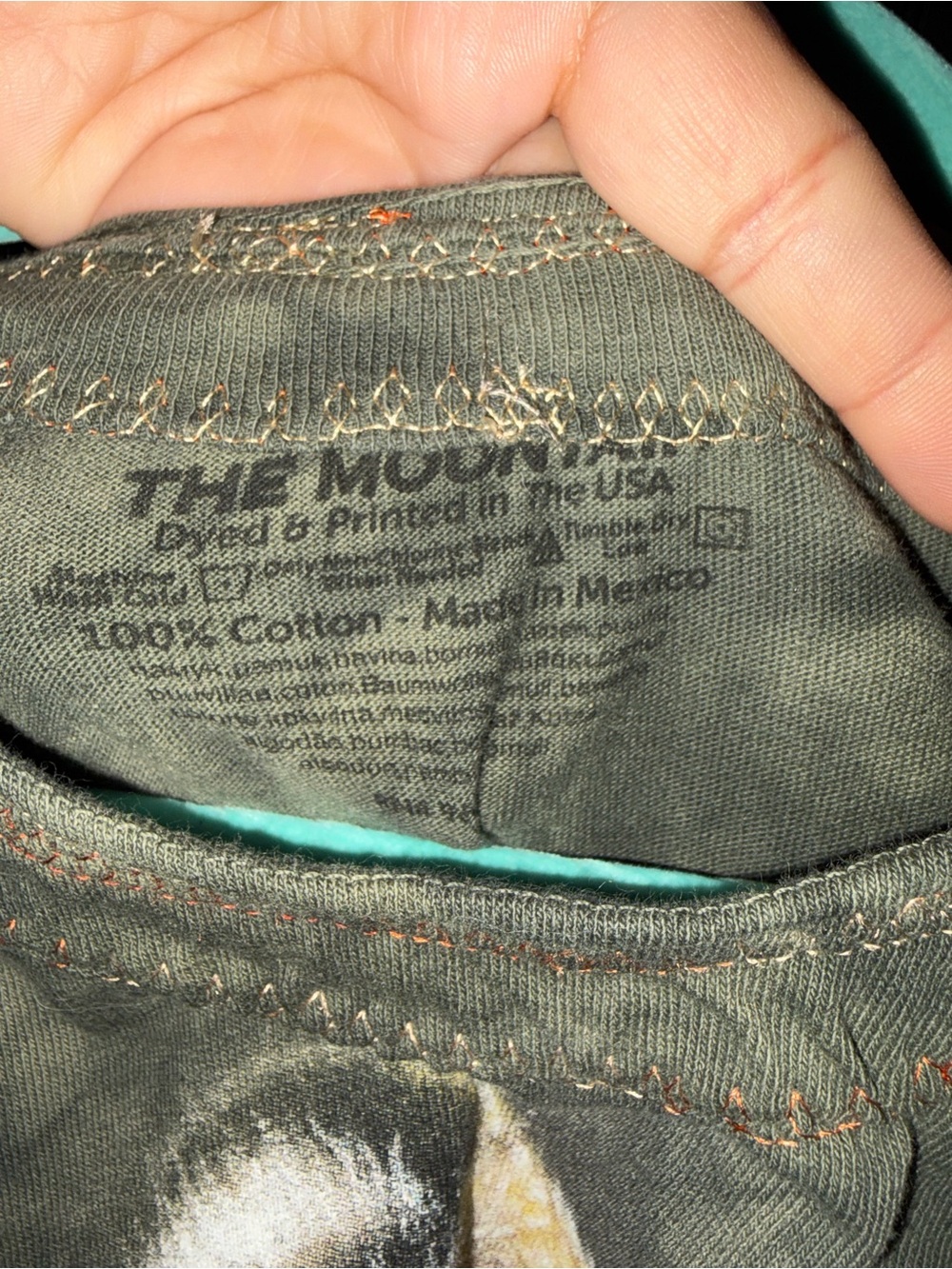 THE MOUNTAIN CHERISHED TIGER & CUB TIE DYE TEE - Picture 4 of 6